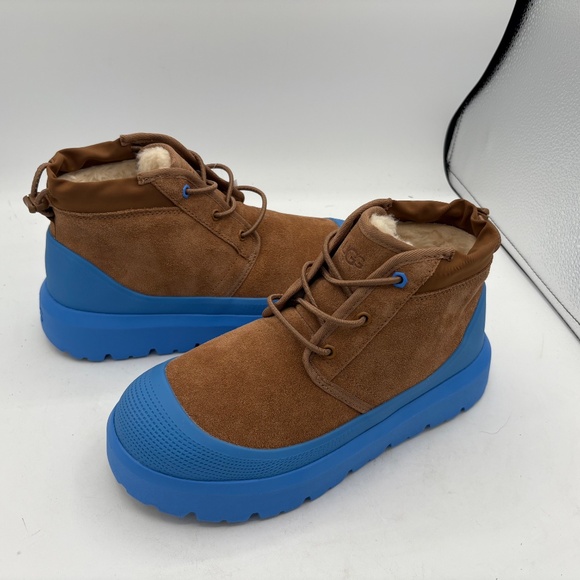 UGG All Gender Neumel Weather Hybrid Chestnut / Big Sky Blue Men US 8 1143991 - Picture 13 of 14